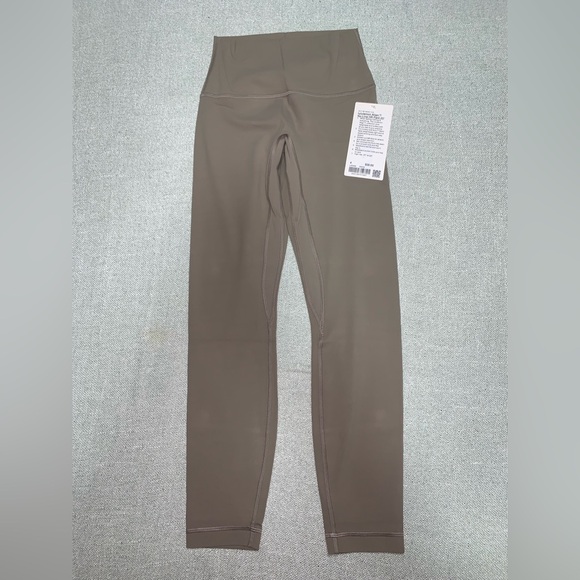 Lululemon NWT Align No Line High-Rise Pant 25" 4 Warm Ash Grey - Picture 1 of 13